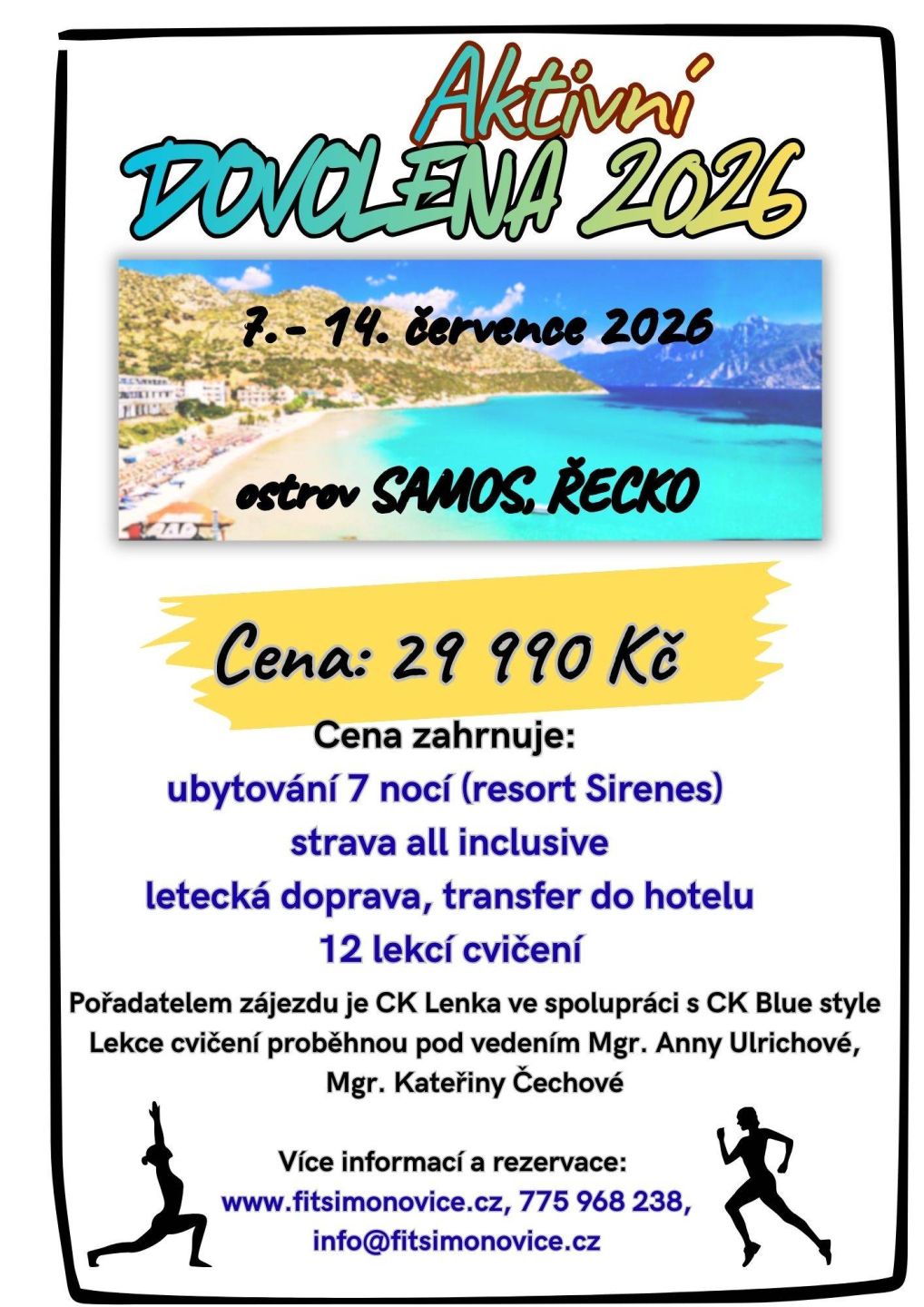 Aktivní dovolená 2026