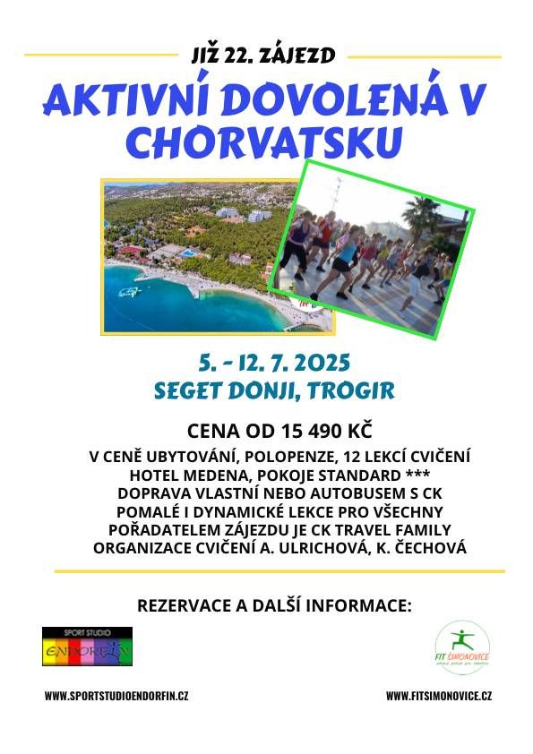 AKTIVNÍ LETNÍ DOVOLENÁ 2025